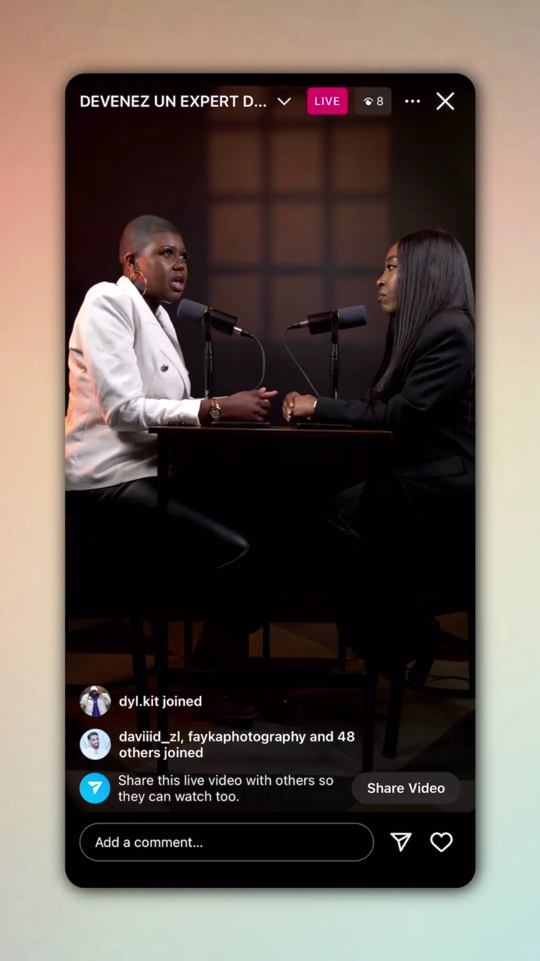 Lady J — extrait du live Instagram